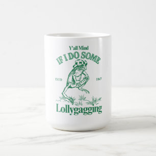 Caneca De Café Se importam Se eu fizer um Sapo Engraçado