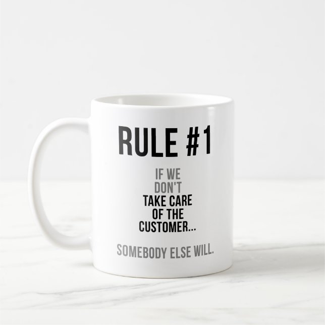 Caneca De Café Se não cuidarmos do cliente (Esquerda)
