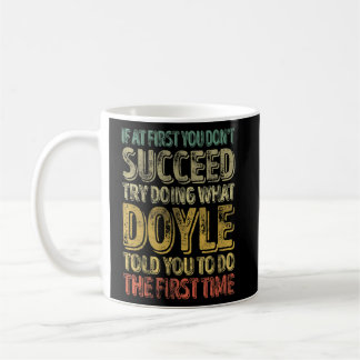 Caneca De Café Se no início você não tiver sucesso tente fazer o 