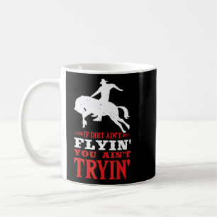 Caneca De Café Se o diafragma não voar, o touro do cavalo voa par