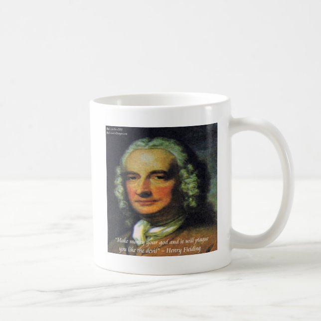 Caneca De Café Se o Dinheiro é o seu Deus (Direita)