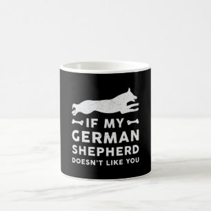 Caneca De Café Se O Meu German shepherd Cachorro Sobreviver Pet V