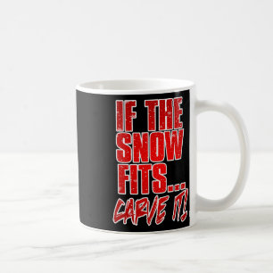 Caneca De Café Se Os Ajustados De Neve O Carregarem