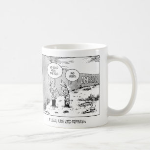 Caneca De Café Se os imigrantes ilegais votam o republicano