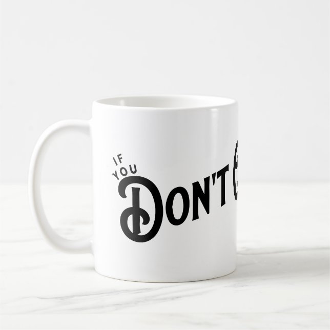 Caneca De Café Se você não desistir... você ganha. (Esquerda)