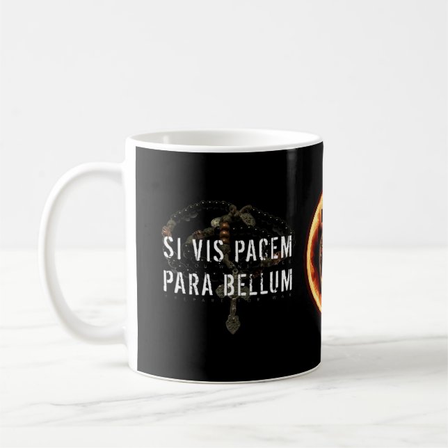 Caneca De Café Se você quer a paz, prepare-se para a guerra (Esquerda)