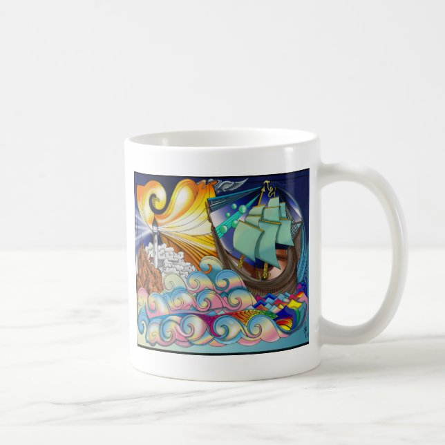 Caneca De Café Sea Captain Angel (Direita)