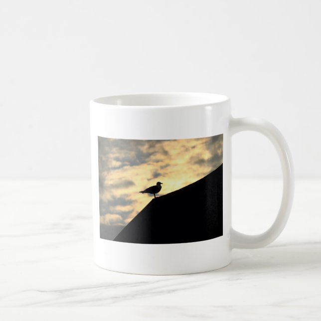 Caneca De Café Sea Gull Sunset (Direita)