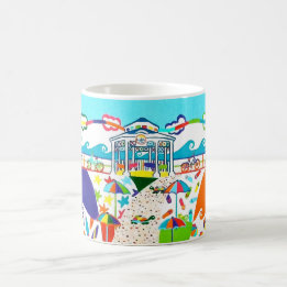 Caneca De Café Sea Isle City, NJ Promenade Mug