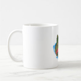 Caneca De Café Sea Run Cutthroat Chasing Chrome Trout