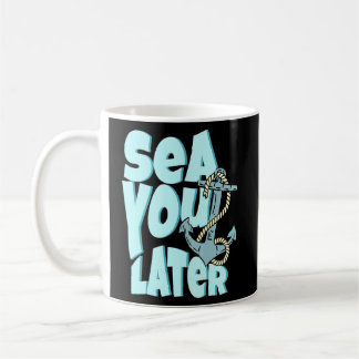Caneca De Café Sea You Posterior Summer Cruise Family Trip Barco