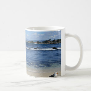 Caneca De Café Seagull em Beach, Mug