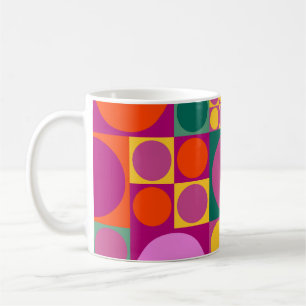 Caneca De Café Seamless abstract geometric background pattern,  r