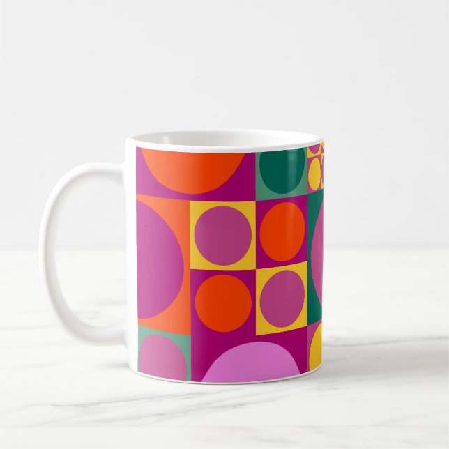 Caneca De Café Seamless abstract geometric background pattern,  r (Esquerda)