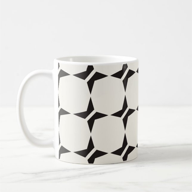 Caneca De Café seamless lattice pattern. Modern stylish texture.  (Esquerda)