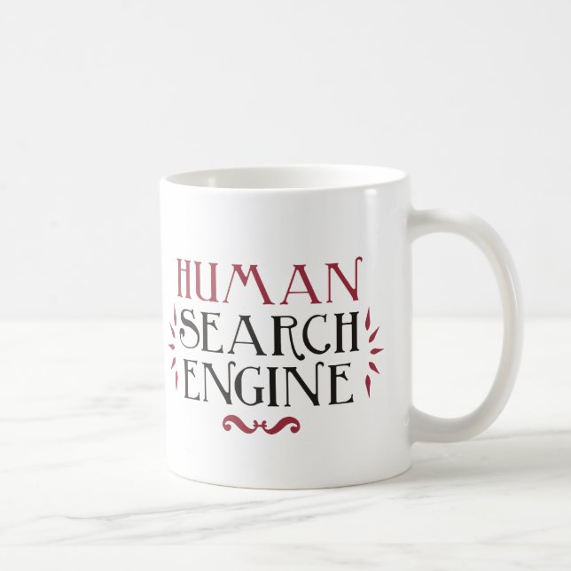 Caneca De Café Search Engine humano (Direita)