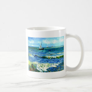 Caneca De Café Seascape em Saintes-Maries, Vincent van Gogh