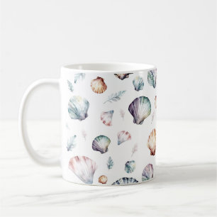 Caneca De Café Seashell Ocean Beach Sea Shell Design 358