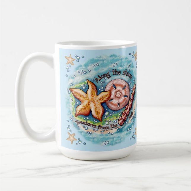 Caneca De Café Seashell Treasures  (Esquerda)