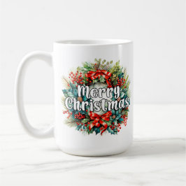 Caneca De Café Seasons Saudações | Frota de Natal feliz