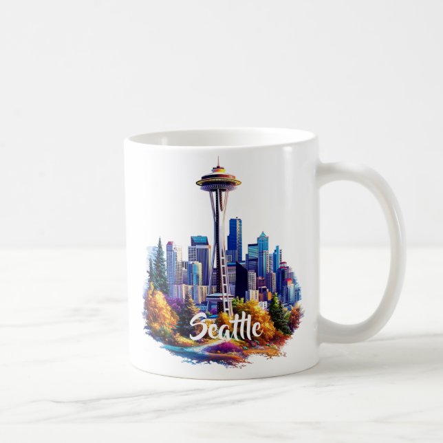 Caneca De Café Seattle Coffee Mug (Direita)