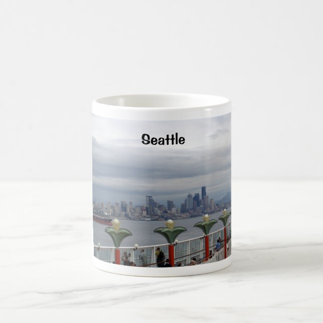 Caneca De Café Seattle Skyline (Centro)