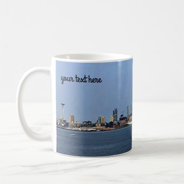 Caneca De Café Seattle Skyline nº 4-3 Mug (Esquerda)