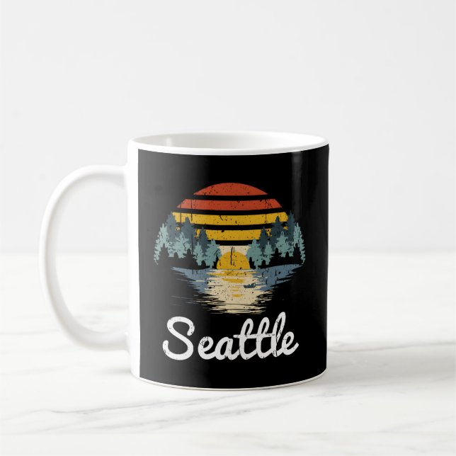 Caneca De Café Seattle Washington (Esquerda)