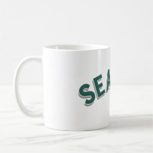 Caneca De Café Seattle, Washington Arco Vintage