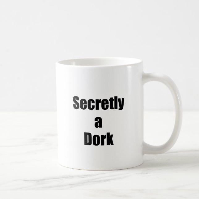Caneca De Café Secreta um Dork (Direita)