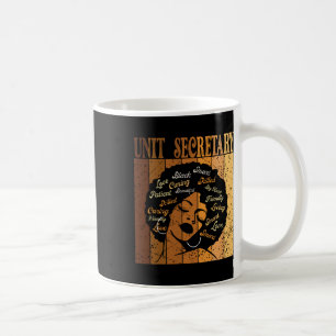 Caneca De Café Secretária da Unidade Afro Mulheres Africanas Hist