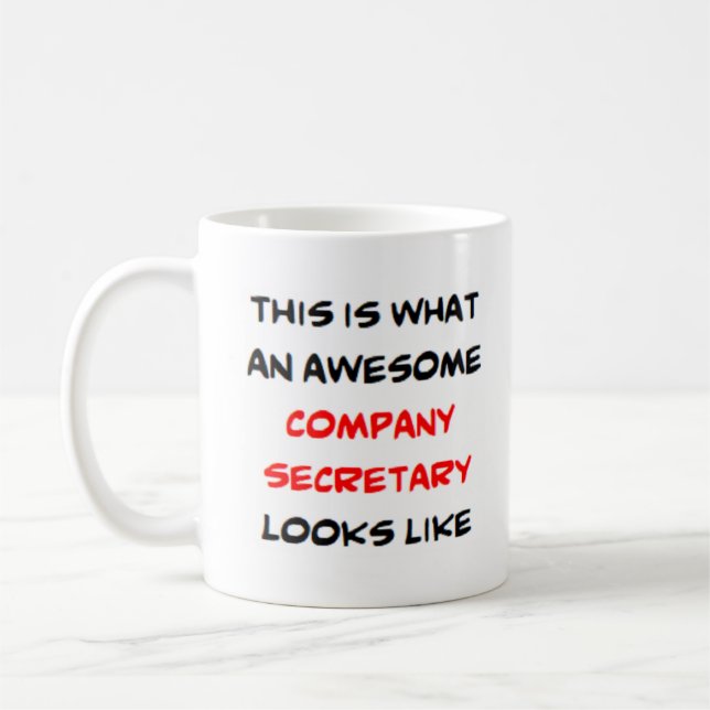 Caneca De Café secretária de empresa, incrível (Esquerda)