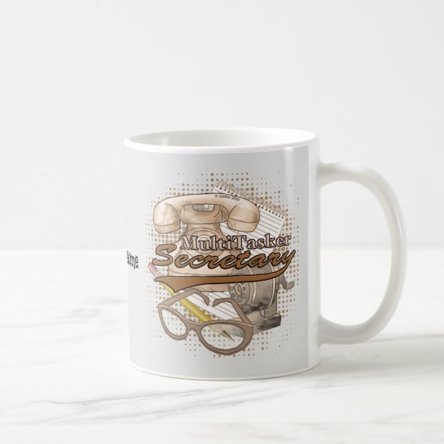 Caneca De Café Secretária Multitarefa (Direita)