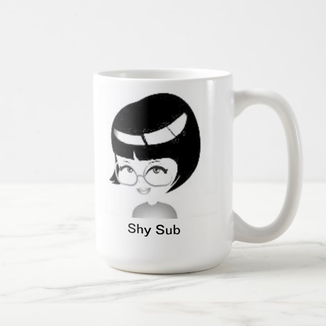 Caneca de café secundária tímida (Direita)