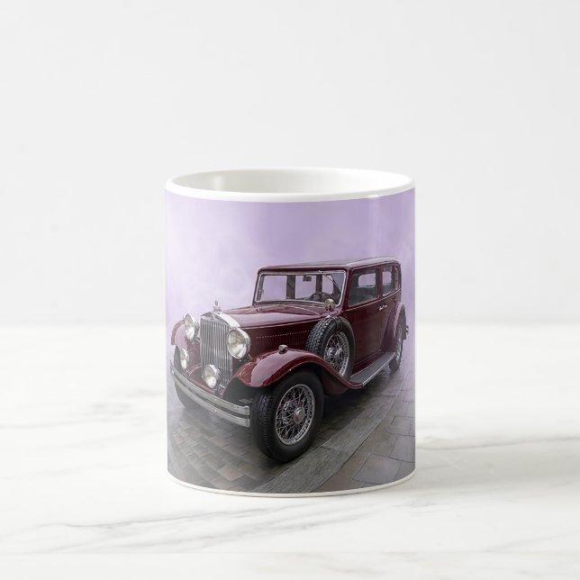 Caneca De Café Sedã de Luxo Borgonha anos 1930 (Centro)