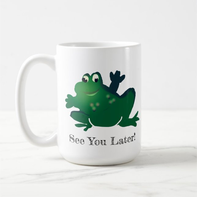 Caneca De Café See You Later Frog (Esquerda)