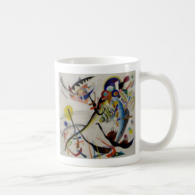 Caneca De Café Segmento Azul Kandinsky (Direita)