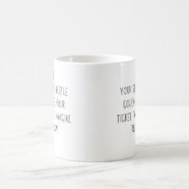 Caneca De Café Segredo de dólar da Side Hustle Financial Freedom 