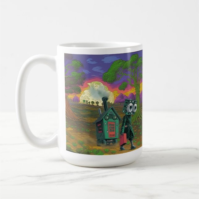 Caneca De Café Seguindo em Frente (Esquerda)