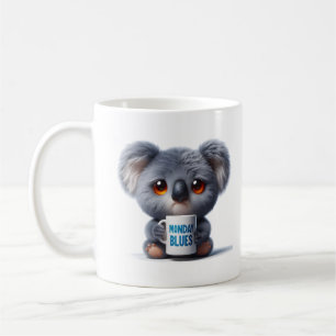 Caneca De Café Segunda-feira Blues Koala