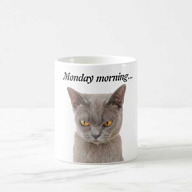Caneca De Café Segunda-feira de manhã brava (Centro)
