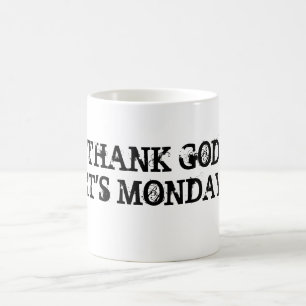 CANECA DE CAFÉ SEGUNDA-FEIRA DO OBRIGADO GODIT