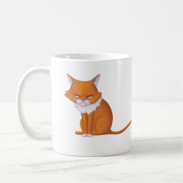 Caneca De Café Segunda-feira Manhã Gato Face