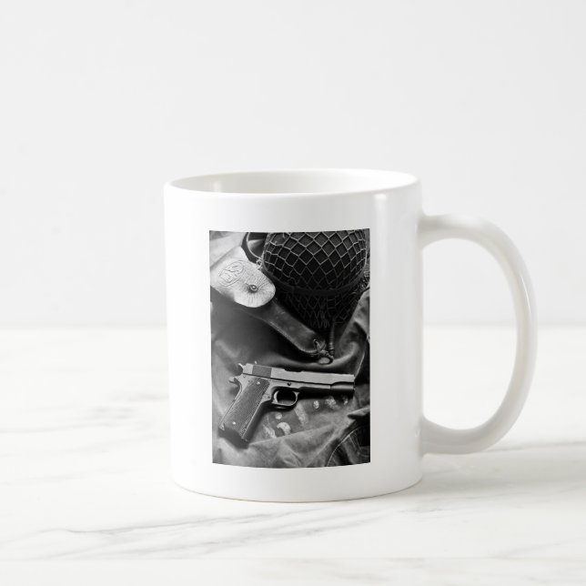 Caneca De Café Segunda guerra mundial do potro 1911A1 (Direita)