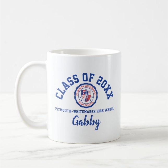 Caneca De Café Segundo grau Café Mug Plymouth-Whitemarsh, Taça (Esquerda)
