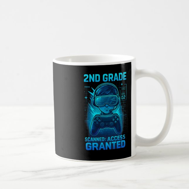Caneca De Café segundo Grau de Acesso para Jogadores Concedidos p (Direita)