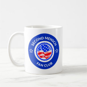 Caneca De Café Segundo Mench Fan Club Jewish SGOTUS Doug Emhoff