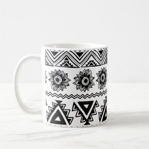 Caneca De Café Segundo padrão étnico tribal, perfeito.