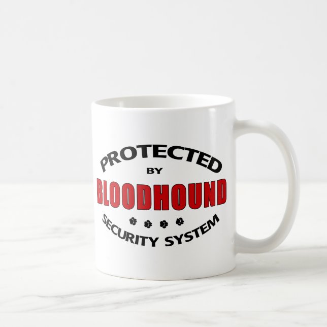 Caneca De Café Segurança do Cachorro Sanguíneo (Direita)
