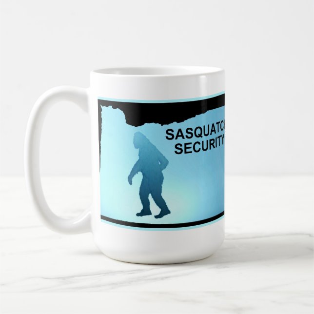 Caneca De Café Segurança Sasquatch - Oregon (Esquerda)